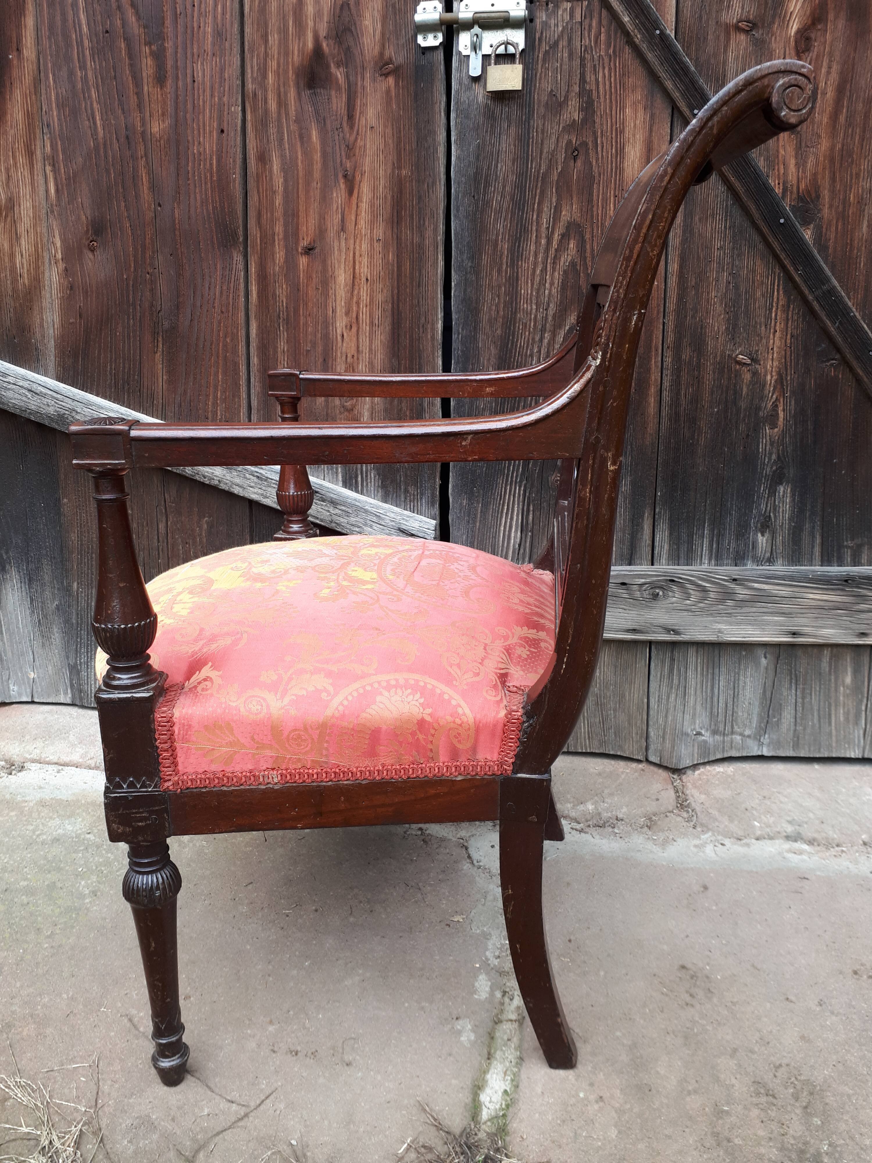 Pair of Jacob Desmalter armchairs