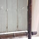 Ancient rattan mirror "78 x 54.5 cms"