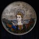 Ceramic Plate Youen Quimper Breton Decor Unique Piece Hand Painted 21,