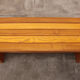 Modular beech set of two room dividers with benches, 1970 Italy