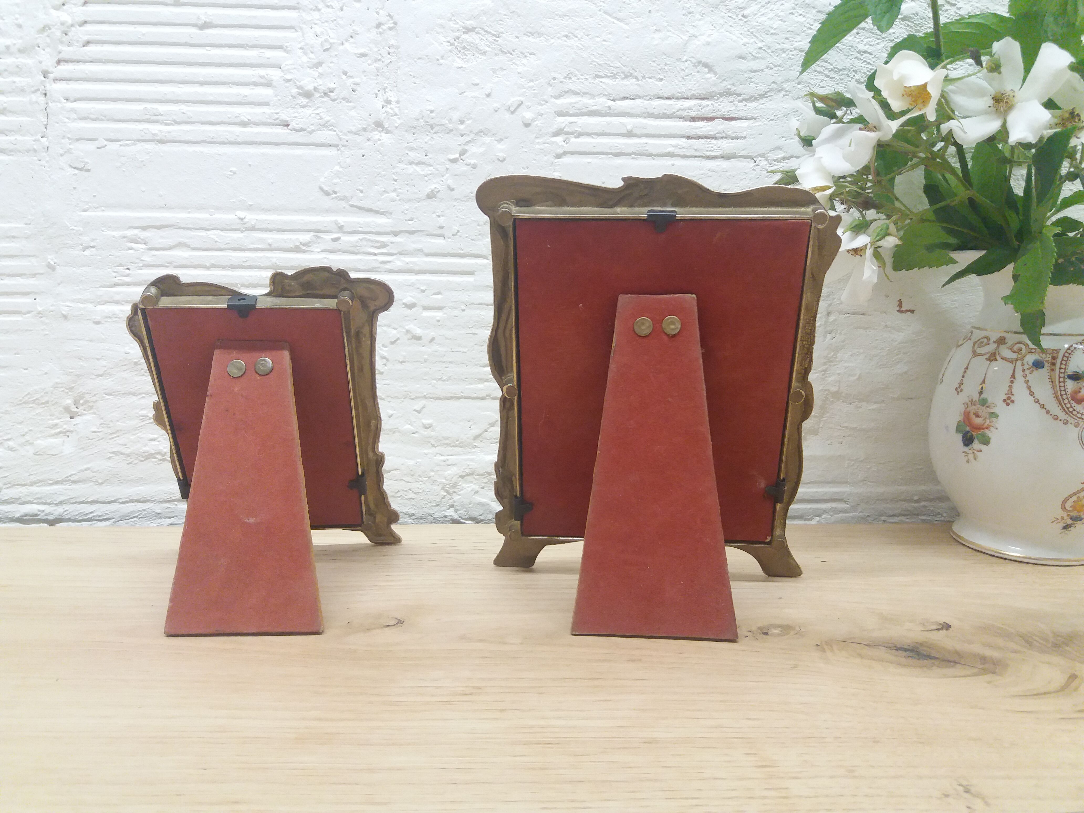 Art Nouveau mirror duo