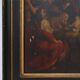 Peinture religieuse flamande encadrée du XVIIIe siècle, huile sur bois, Adoration des Mages de Rubens la