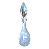 Large crystal carafe with a beautiful pointed stopper