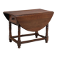 Antique walnut and poplar table, Italy, 18th century.
