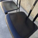 Set of 4 chairs Design Italy signed Cattelan 1980 vintage