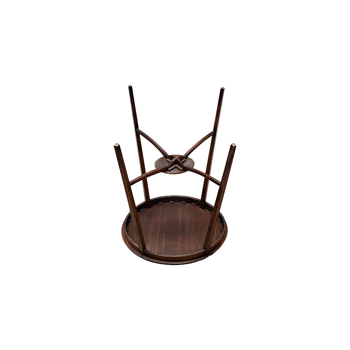 Antique English Oval Mahogany Side Table, from around 1900