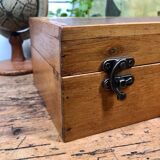 Large bamboo marquetry box