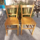 pair of Luterma style bistro chairs