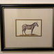 Ensemble de trois gravures animalières style histoire naturelle