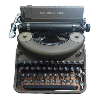 Typewriter Remington Noiseless 7 Army Green Made in France