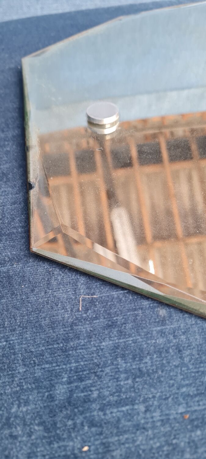 Art Deco beveled mirror