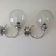 Pair of Massive wall lights Belgium 1960-1970