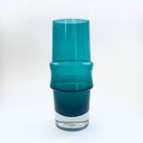 Extra Large Mid-Century Scandinavian Green Glass Vase by Tamara Aladin for Riihimaki, 1960s