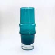 Extra Large Mid-Century Scandinavian Green Glass Vase by Tamara Aladin for Riihimaki, 1960s