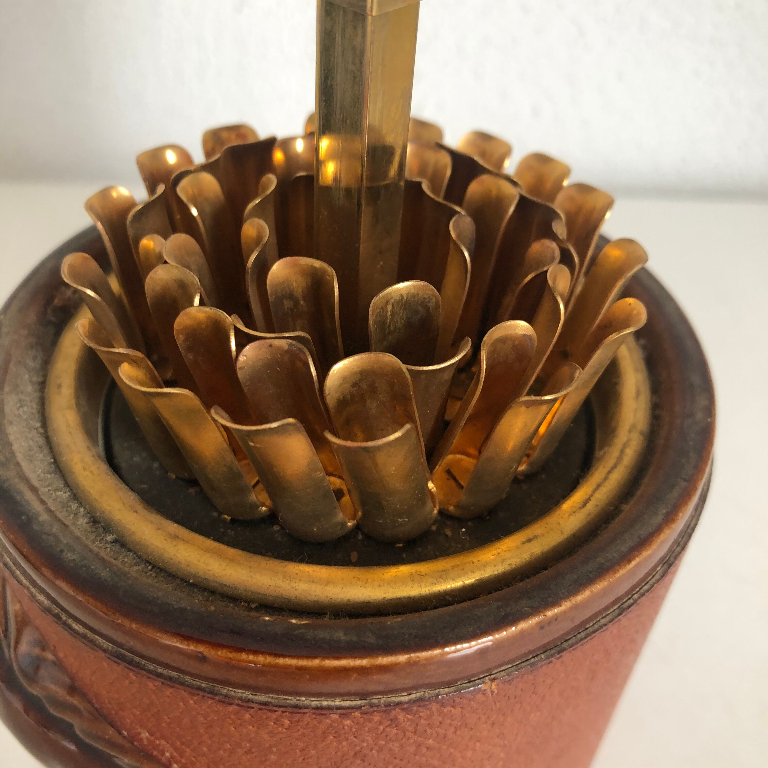 Vintage 1960 Longchamp horse leather cigarette holder - 11 x 10 cm