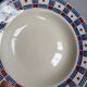 Set of 4 Vincennes earthenware soup plates, Paris.