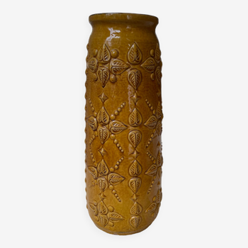 Vase jaune ocre Scheurich Germany