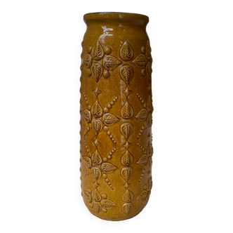 Yellow ochre vase Scheurich Germany