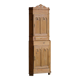 Corner pine wardrobe in two parts, Danish cabinetmaker, early 19th century.