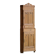 Corner pine wardrobe in two parts, Danish cabinetmaker, early 19th century.