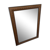 1900 wooden mirror with nails