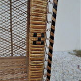 Rattan shelf