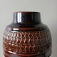 Large floor vase Jasba West Germany 42 cm – Fat Lava brown 1960s