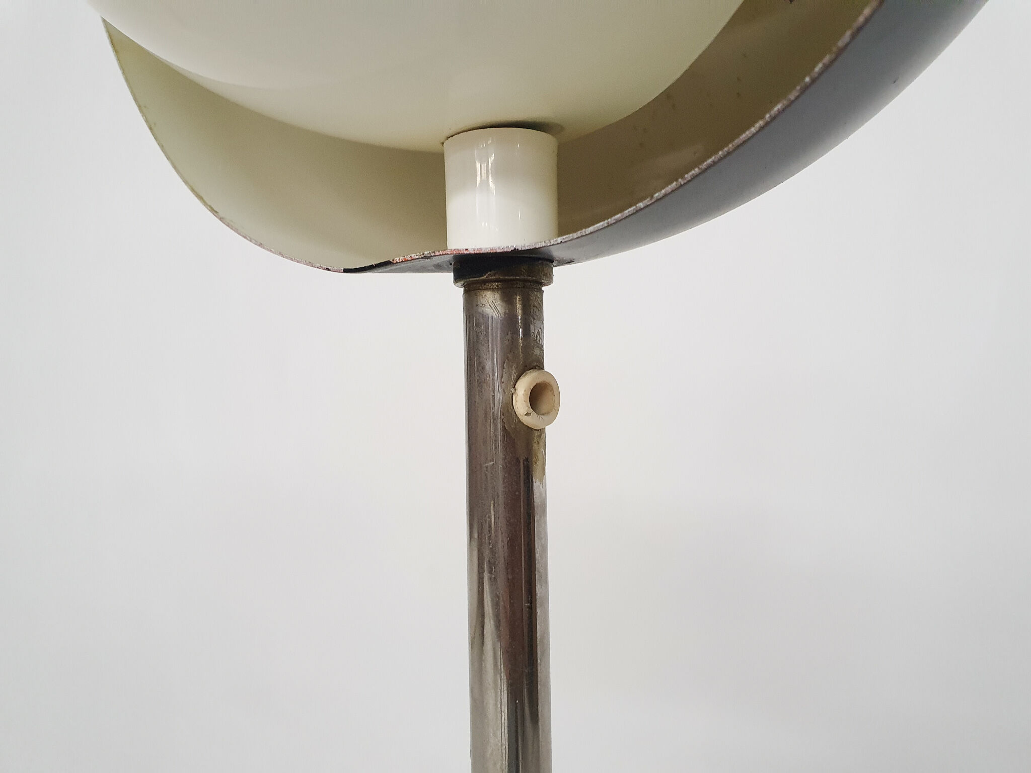 Mid-century grey metal wall light, The Netherlands 1960's