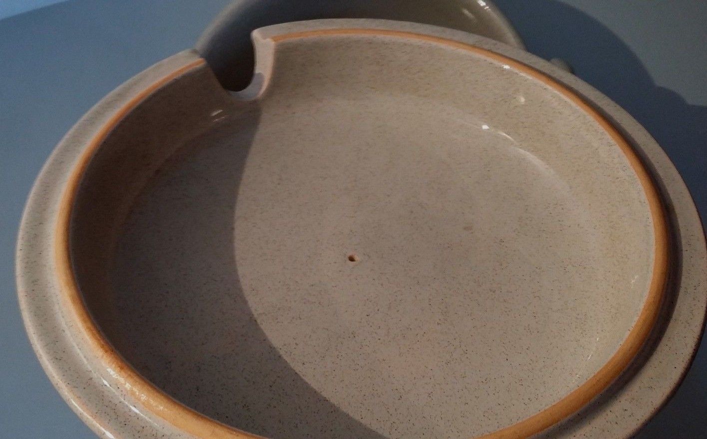 Soupière décor Morzine Art workshop of Lorraine Sarreguemines France