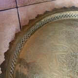 Moroccan copper tray