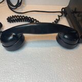 Black bakelite dial phone