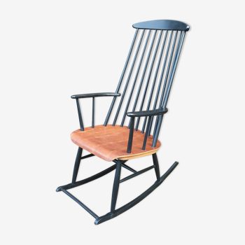 Rocking-chair scandinave vintage