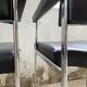 Pair of chrome office chairs