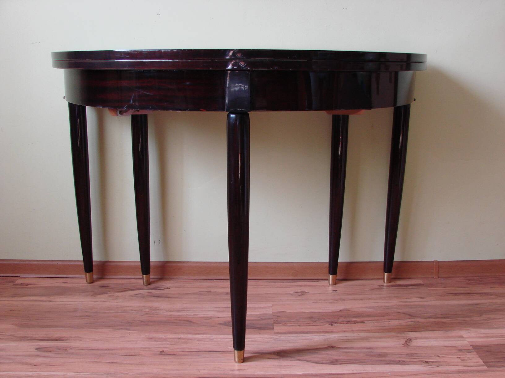 Table, console de style Empire, années 1950