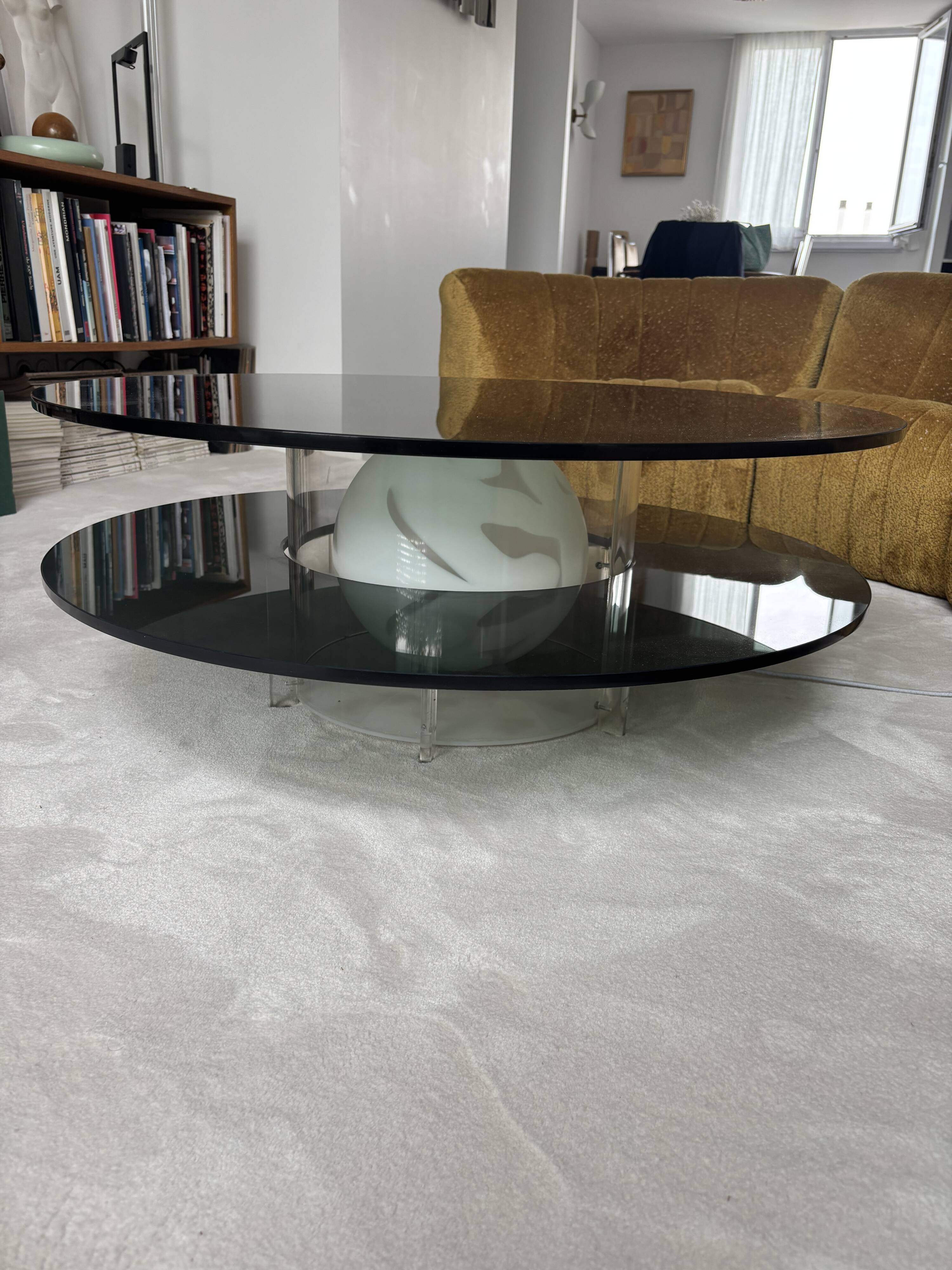 Gian Maria Potenza light coffee table, 1970