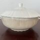 White iron clay soup tureen Moulin des Loups & Hamage Nord