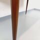 Table à manger rectangulaire style scandinave vintage des années 50 60 teck