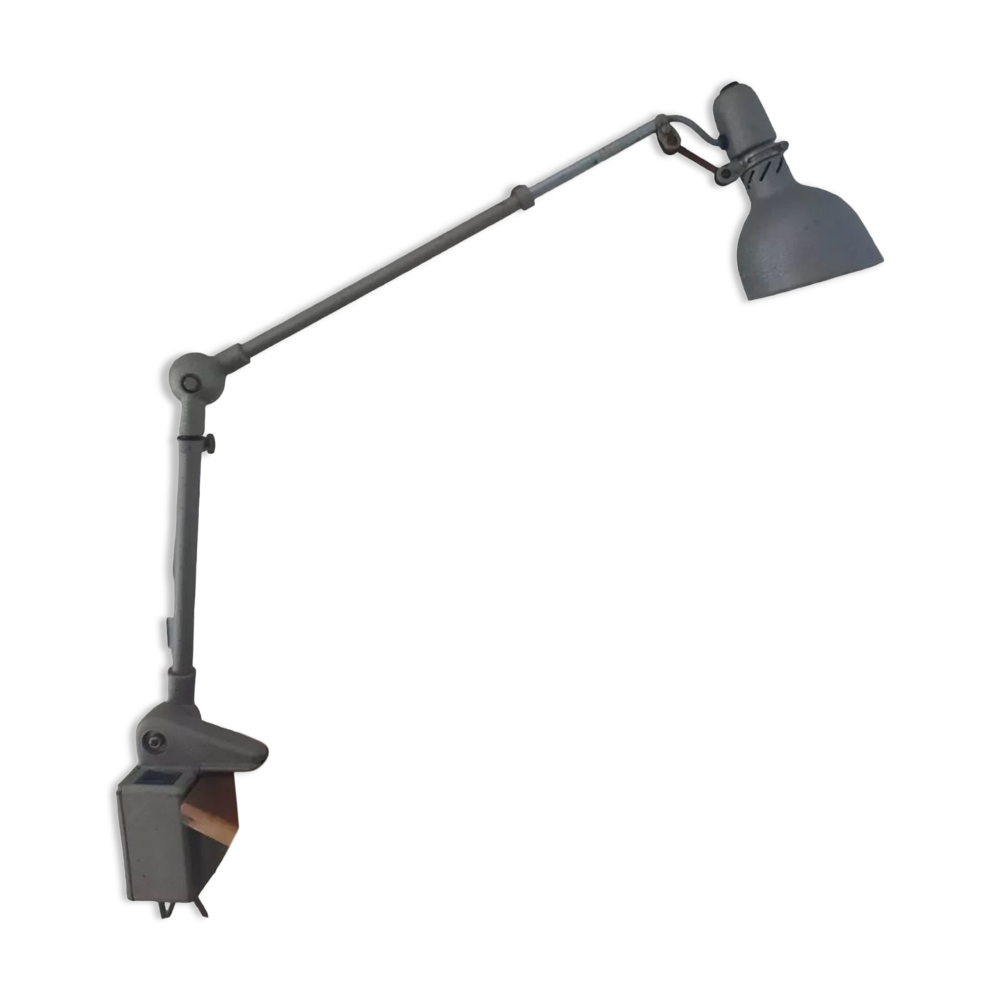 Antique workshop lamp