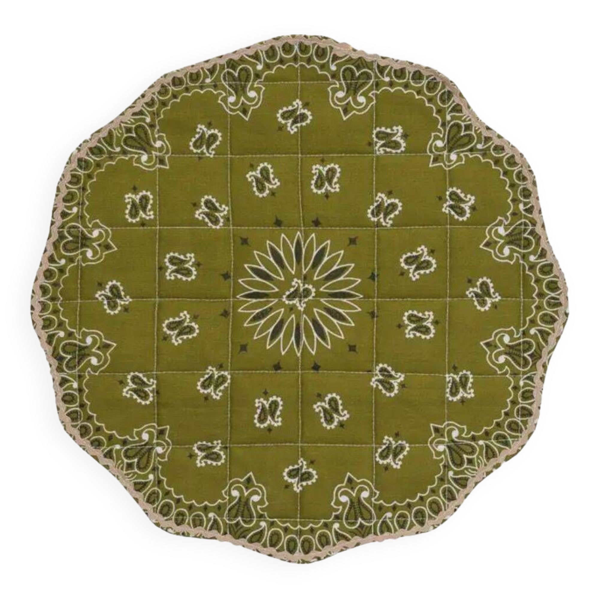 Bandana placemat - bronze