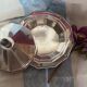 Gainsborough stamped silver plated butter dish