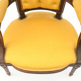 Louis XVI style convertible armchair