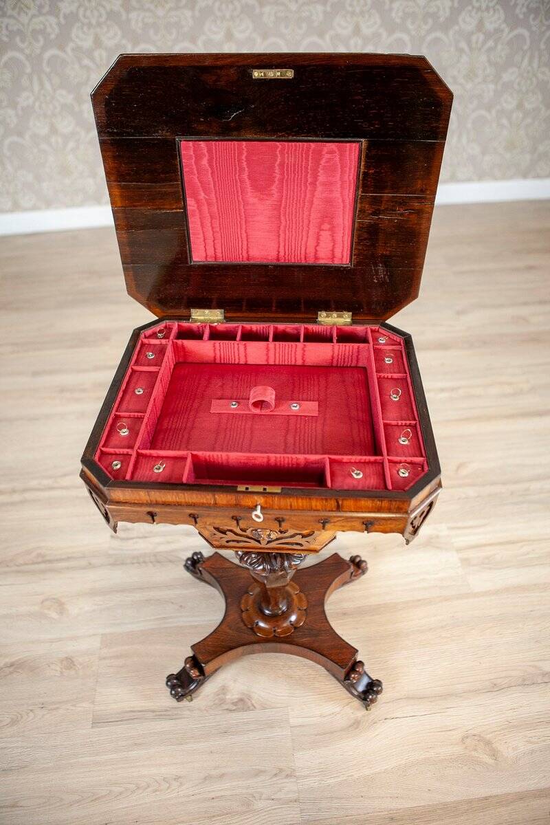 19th Century Sewing Table in Rosewood