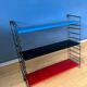 Blue, black and red Tomado vintage modular wall system - shelves - unit