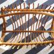 Wicker / rattan vintage magazine holder