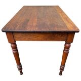 19th century oak bistro table