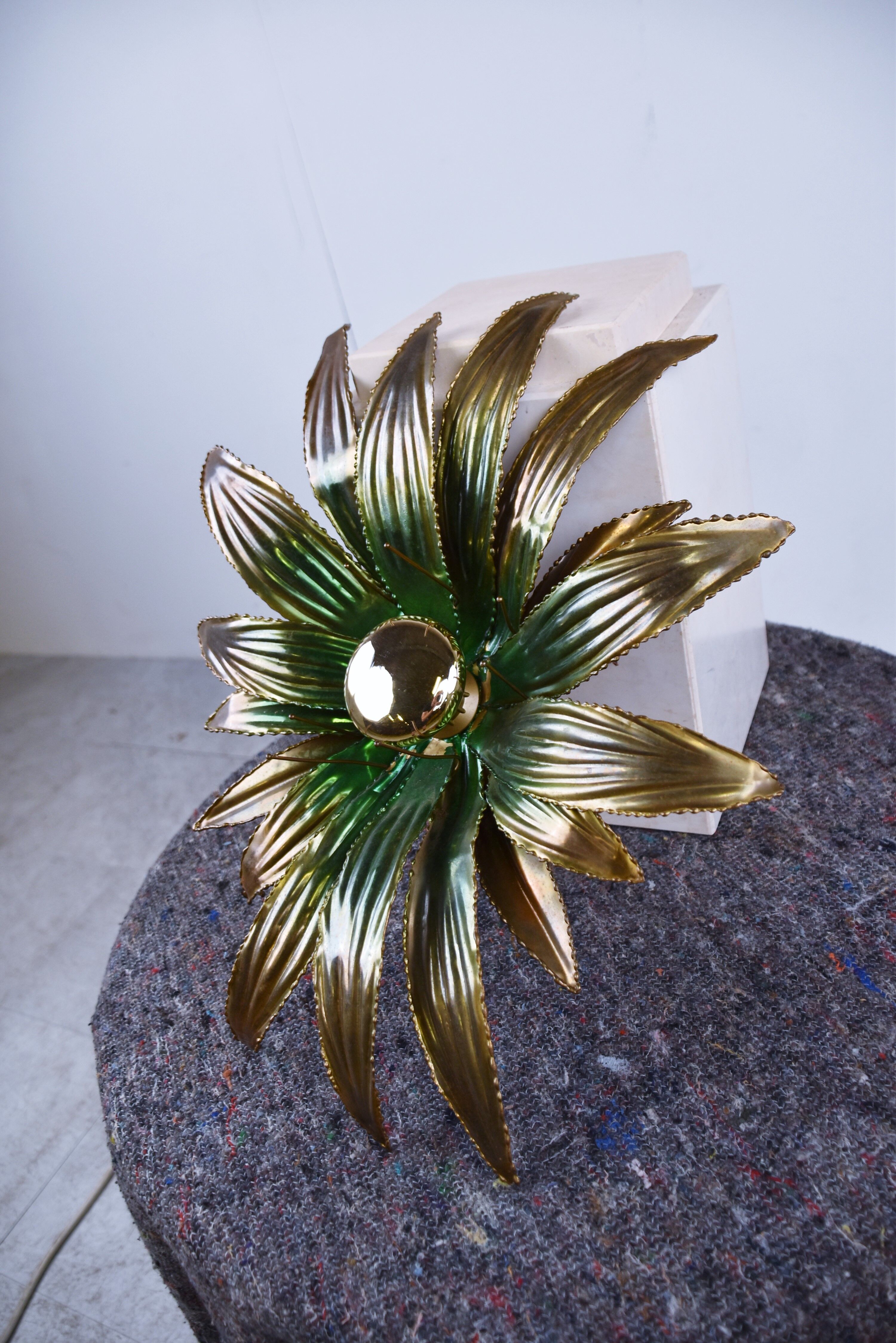 Flower wall lamp, 1970s