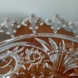 Salad bowl crystal lily flowers