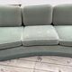Rounded sofa with fringes