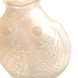 Crystal fish vase by bayel royal crystal of champagne