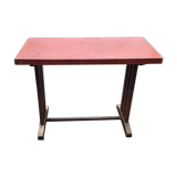 Burgundy red bistro table